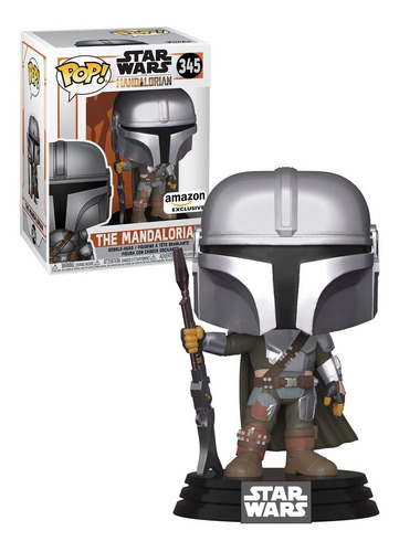 Funko The Mandalorian #345 (chrome Armor) Amazon Exclusive