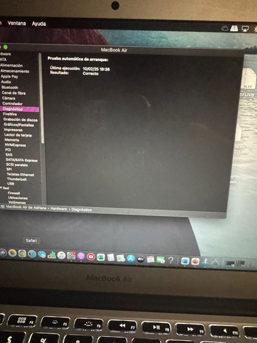 Apple Macbook Air 11 Pulgadas Rapida Funcionando Al 100% (Reacondicionado)