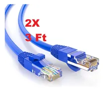 Comprar Cable Red Cat6a 3ft 10g Ethernet Patch Cord Rj45 Veloz Cat 6