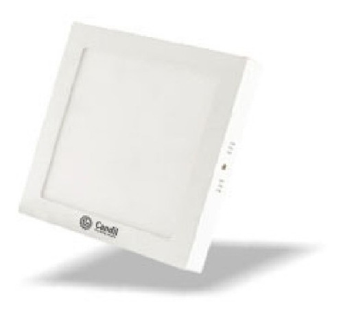 Plafón Led Cuadrado 28w 30x30cm Blanco Aplique Candil