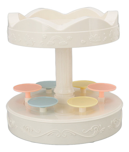 # Soporte Para Tartas Giratorio Automático De Doble Capa