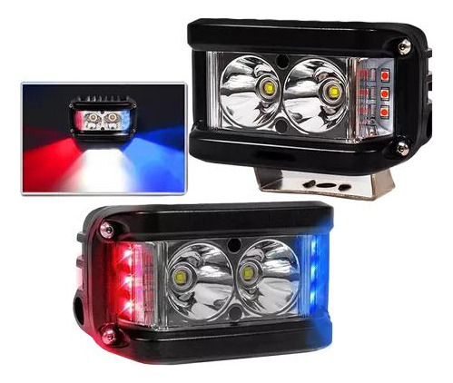 Par De Faros Led For Policía, For Moto Todoterreno, 4x4, 5