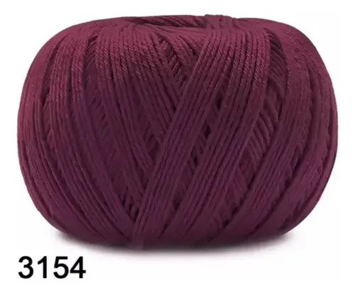 Fio Amigurumi Círculo 254m 100% Algodão 3154 - Vinho