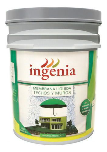 Membrana Liquida Pasta 20kg Impermeable Transitable Ingenia