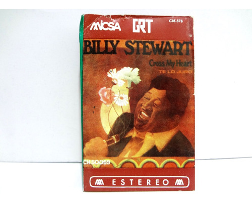 Cassette Billy Stewart - Cross My Heart (1974) Argentina