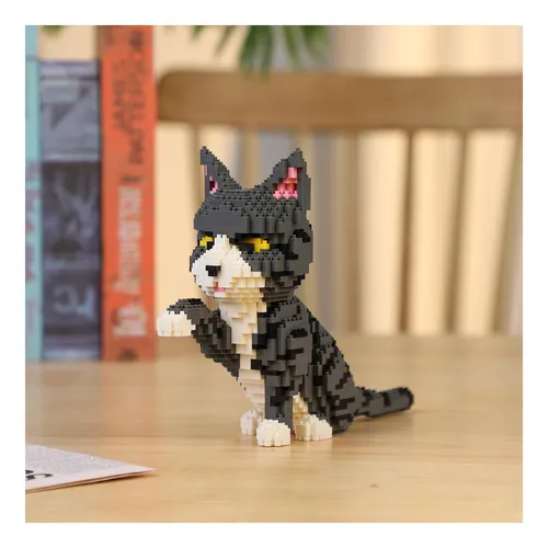 Orablooiva Mini Bloques De Gato – 10 Figuras Kawaii, Micro-Bloques Para Adultos Y Niños