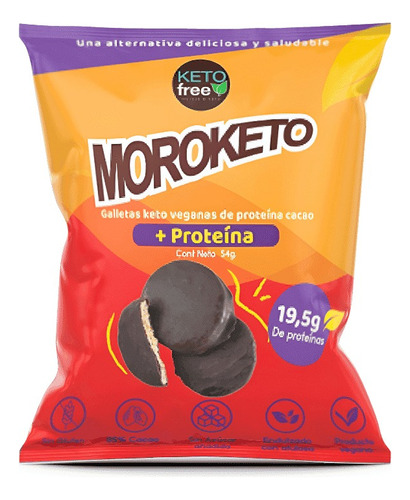 Keto Free Moroketo + Proteina Sin Gluten 54 G