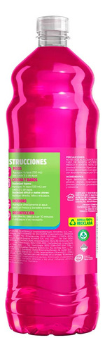 Limpiador Líquido Multiusos Floral Para Todo Tipo De Superfi