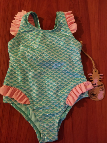 Traje De Baño Niña, Bebé, Diseño Sirenita. Día Del Niño.