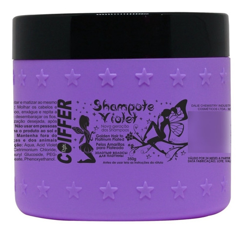 Shampote Violet Matizador Efeito Platinado Coiffer 350g