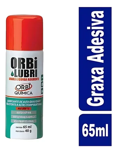 Graxa Líquida Spray Resina 65ml Orbi Lubrificante 6112 | MercadoLivre