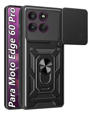 Capa Capinha Para Motorola Moto Case Armadura Anti Impacto Preto Edge 60 Pro