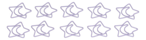 Clipes De Papel Pequenos, 100 Unidades Em Forma De Estrela R