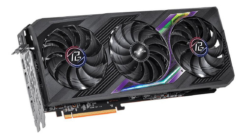 Placa De Vídeo Asrock Radeon Rx 7700 Xt Phantom Gaming Oc