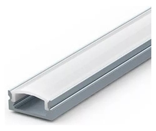 Perfil Aluminio Para Luz Led(2 Mts)sobreponer Importado