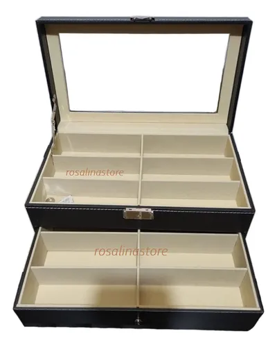 comprar Organizador Gafas Porta Lente Estuche Caja Para 12 Unidades 