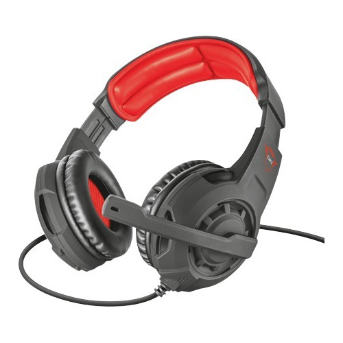 Diadema Gamer Trust Radius Black Y Red