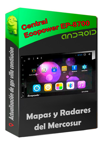 Actualización Gps Estereo Android Ecopower Ep-8700 Igo 