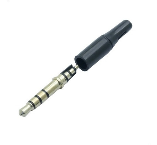 Imagen 1 de 2 de Ficha Mini Plug Stereo 3.5mm 4 Polos Reparación Auricular
