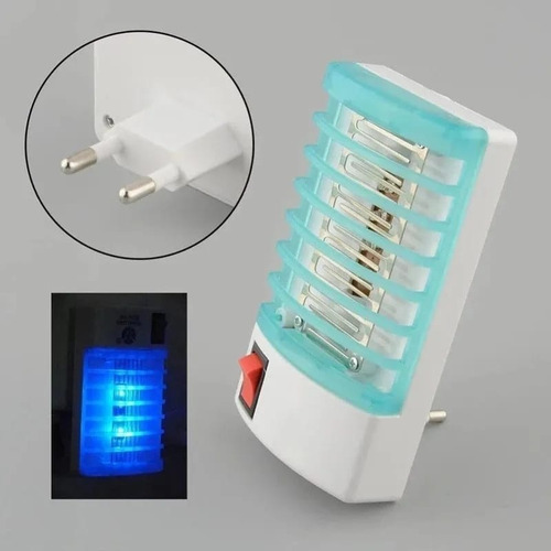 Kit 5 Mata Pernilongos Moscas Tomada Elétrico Luz Noturna
