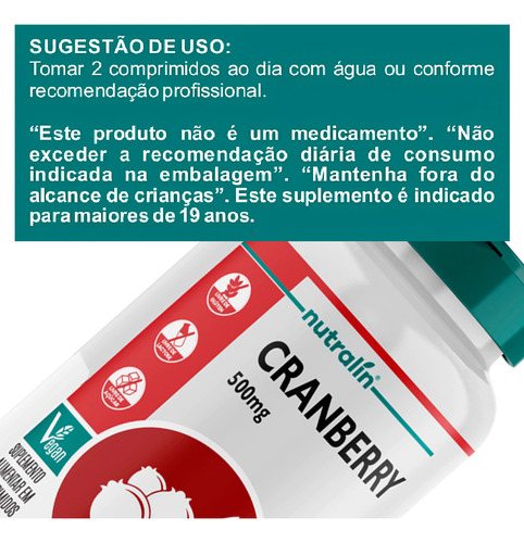 Cranberry Nutralín Proantocianidinas 60comp