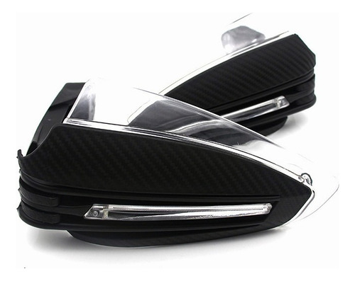 Cubre Puños Moto Hand Guards Universales Luz Led