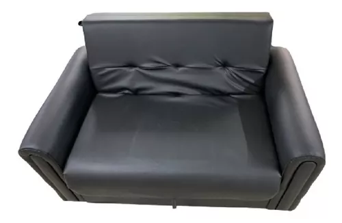 Sofa cama cuerina blanca dos plazas – Beleman Importaciones