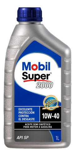  Aceite Mobil Super 2000 10w-40  Bidón De 1 Litro