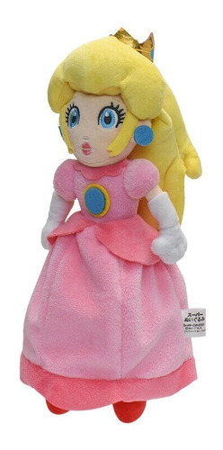 Super Mario Bros Princess Peach Muñeco Peluche Niños Juguete