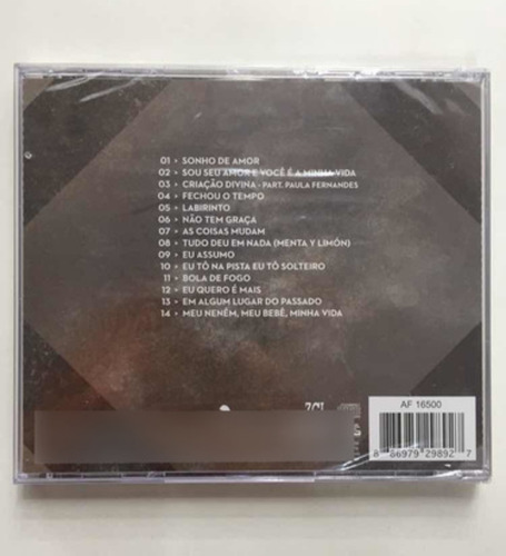Cd Zezé Di Camargo & Luciano - Sonho De Amor
