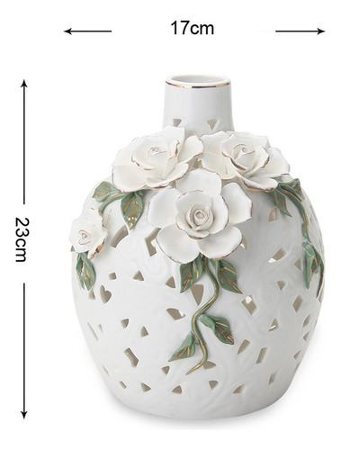 Jarrón De Cerámica Para Macetero De Flores Para Estilo B