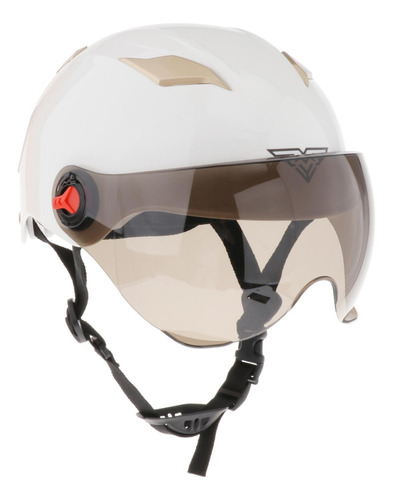 Casco De Motocicleta Ajustable Ligero Bicicleta Eléctrica