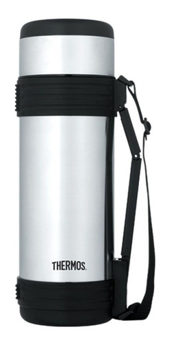 Termo Thermos 1 L 24hs Acero Inoxidable Con Manija Y Correa 