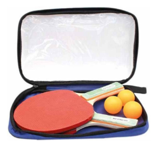 Set De Paleta De Ping Pong, Incluye 3 Pelotas