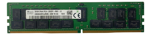 Memória Skhynix 32gb Ddr4-2933mhz Rdimm Hma84gr7cjr4n-wm @