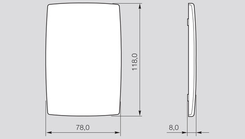 Placa 4x2 Pial Plus 618505 Branca 1 Posto Horizontal