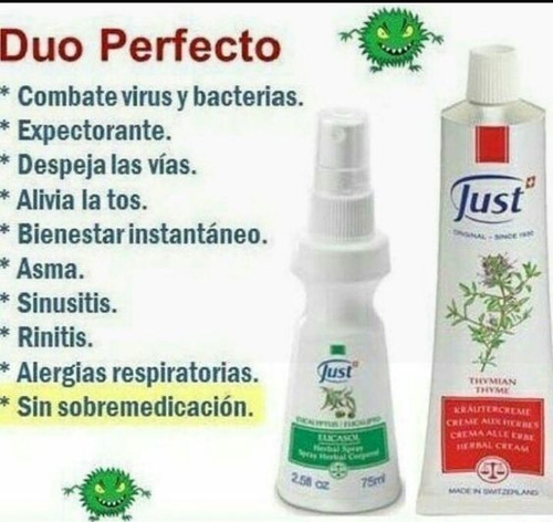 Swiss Just Eucasol Spray Eucalipto
