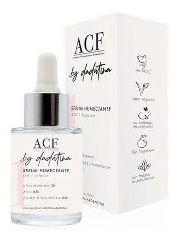 Acf By Dadatina Vol 1 Balance X 30 Ml Serum Humectante 