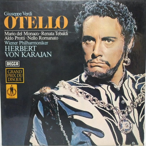 Giuseppe Verdi  Otello Box De 3 Lps Germany 1961