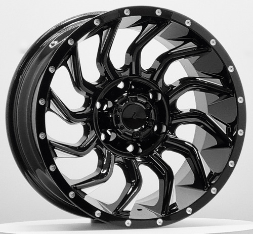 Jogo De Rodas Aro 17 6x139 Off Set 0 Off Road Or-192 Imp Cor Preto X139