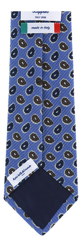 Corbata Scappino Manzoni De Paisleys En Lana Hombre 459 Color Azul claro