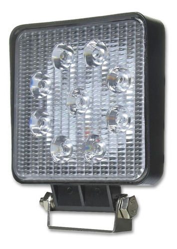 Kit 2x Farol Milha 9 Led 27w 12/24 Ip-67 Qd Jeep Caminhão