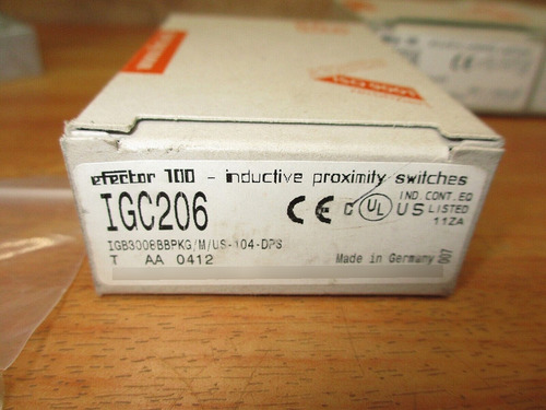 Ifm Igc206 (lot Of 5) *new* Proximity Switch Efector Igb Ccb