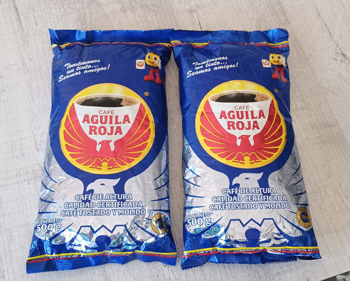 Café Tostado Y Molido Importado De 500gr