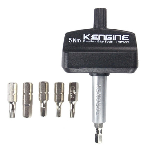 Chave Mini Torquímetro Kengine 5nm Com 6 Ponteiras Tw04-a1