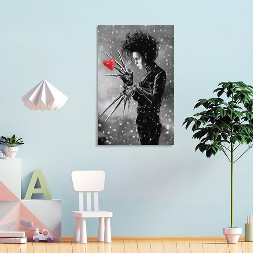 Edward Scissorhands Movie Classic Fantasy Canvas Art Poster