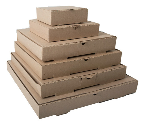 Caja Para Pizza De Carton Grado Alimenticio 35x35cm 100pzs