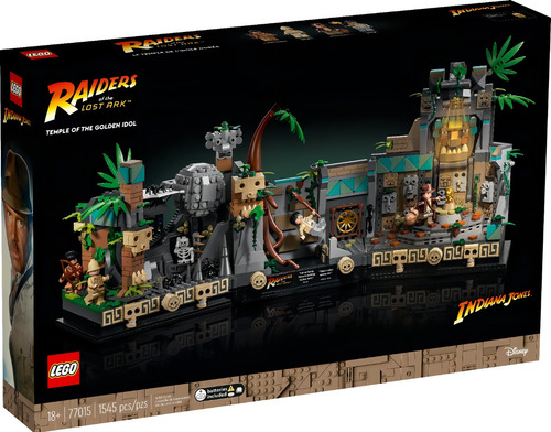 Kit Lego Indiana Jones Templo Del Ídolo Dorado 77015 3+ Cantidad de piezas 1545