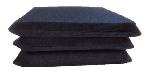 Almohadón Para Silla De Jean Denim Cubresillas 40x40 Cierre
