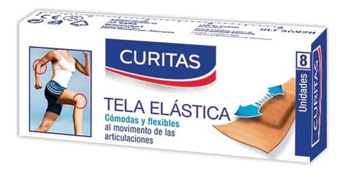 Curitas Elasticas Apósitos Adhesivo X8